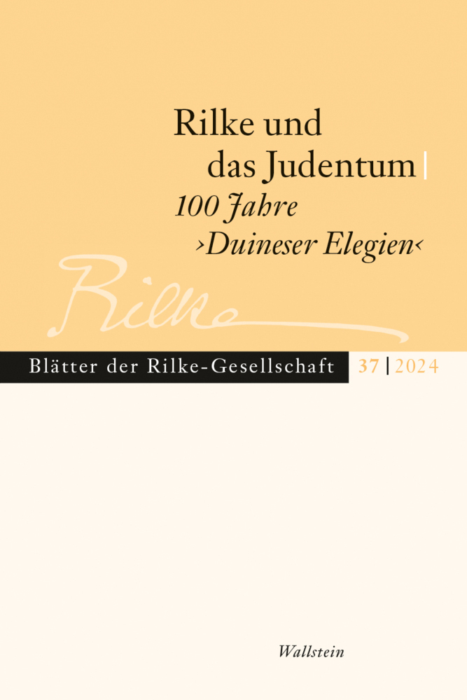 Cover: 9783835357518 | Rilke und das Judentum | 100 Jahre 'Duineser Elegien' | Taschenbuch