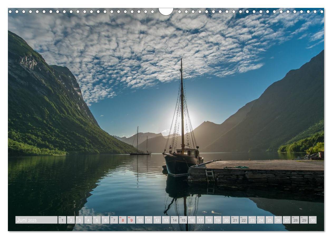 Bild: 9783435808793 | Norwegen (Wandkalender 2025 DIN A3 quer), CALVENDO Monatskalender