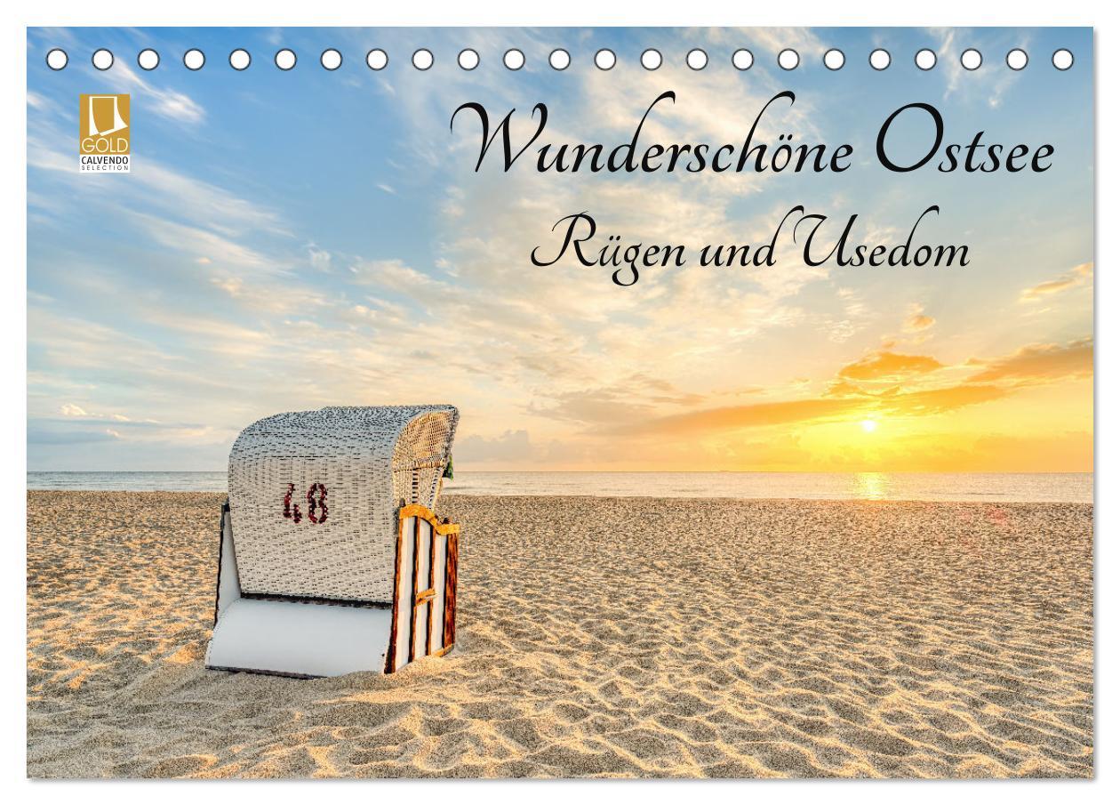 Cover: 9783383953934 | Wunderschöne Ostsee Rügen und Usedom (Tischkalender 2025 DIN A5...