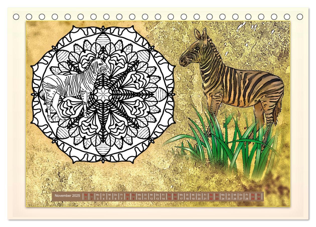 Bild: 9783383979347 | Mandalas 2025 - Beruhigende Momente (Tischkalender 2025 DIN A5...