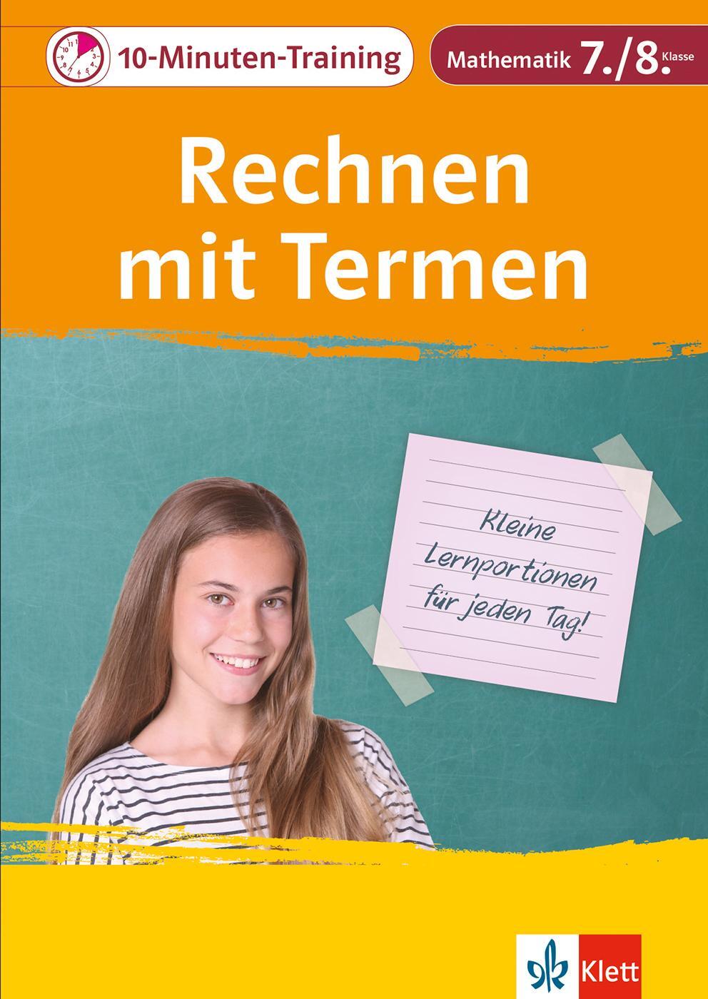 Cover: 9783129275283 | 10-Minuten-Training Mathematik Rechnen mit Termen 7./8. Klasse....