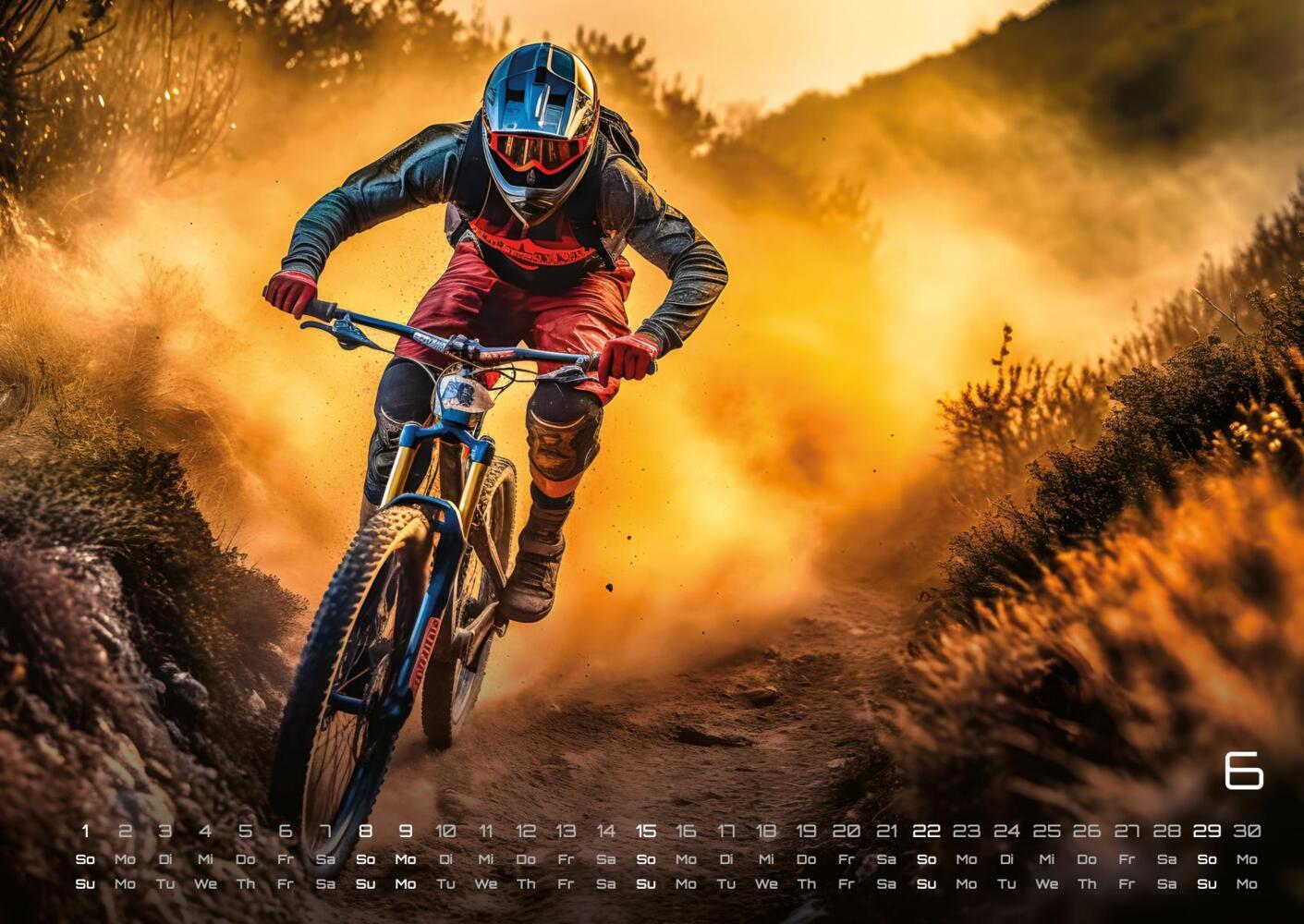 Bild: 9783986734121 | MTB Mountainbike - 2025 - Kalender DIN A2 | GP-Fever.de | Kalender