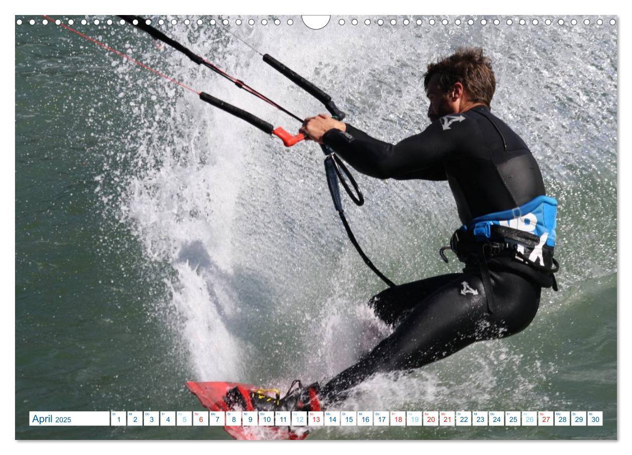 Bild: 9783435477449 | Kitesurfen - Wind und Wellen (Wandkalender 2025 DIN A3 quer),...