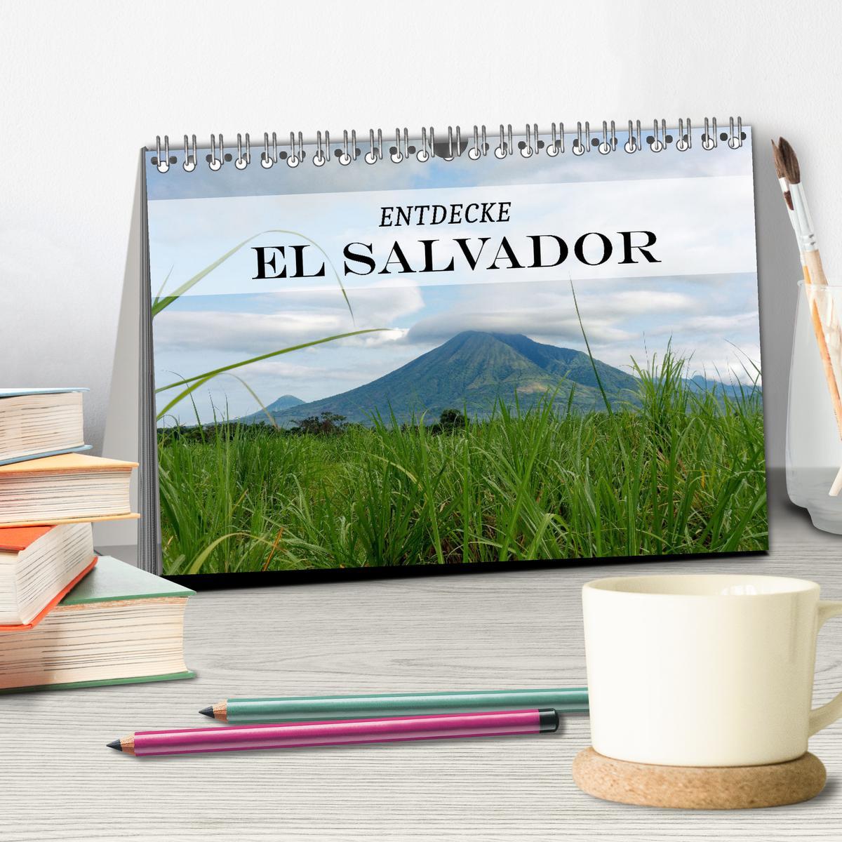 Bild: 9783383843532 | Entdecke El Salvador (Tischkalender 2025 DIN A5 quer), CALVENDO...