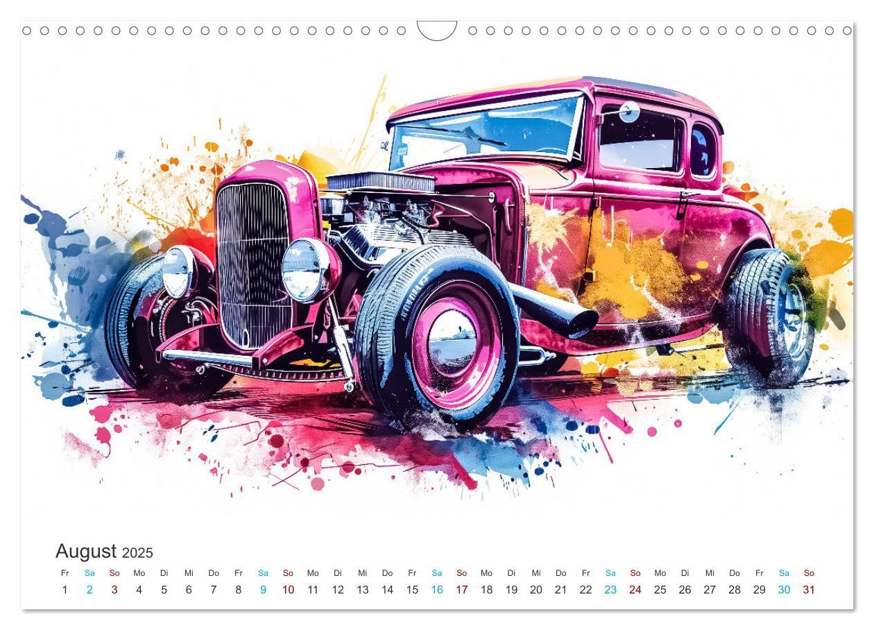 Bild: 9783383806995 | Hot Road - Oldtimer durch eine KI im neuen Gewand (Wandkalender...