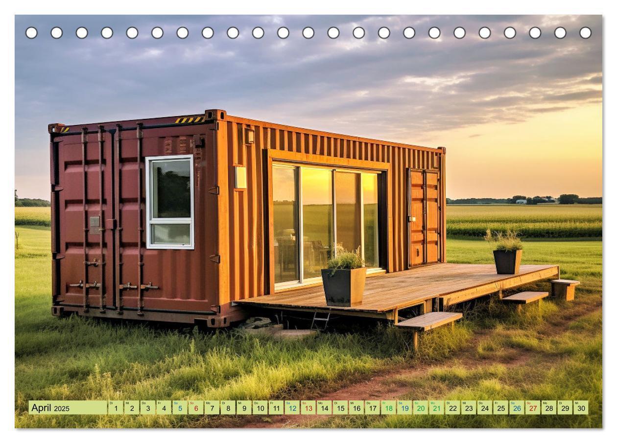 Bild: 9783383827457 | Tiny Houses - wohnen auf kleinstem Raum (Tischkalender 2025 DIN A5...