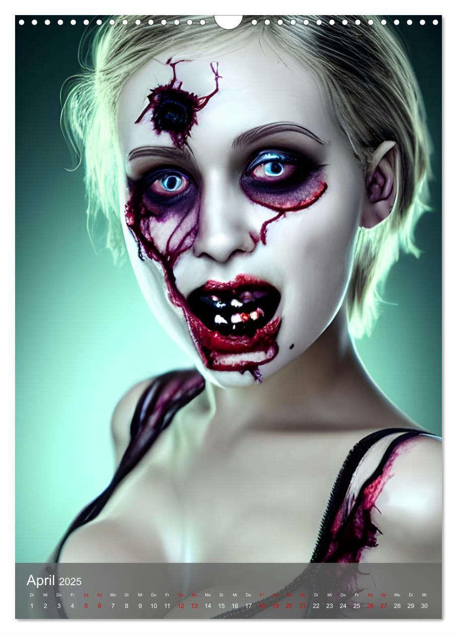 Bild: 9783435895083 | Zombie-Frauen - Blutige und faulende Horrorschönheiten...