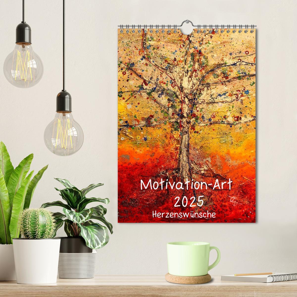 Bild: 9783457035603 | Motivation-Art 2025 (Wandkalender 2025 DIN A4 hoch), CALVENDO...