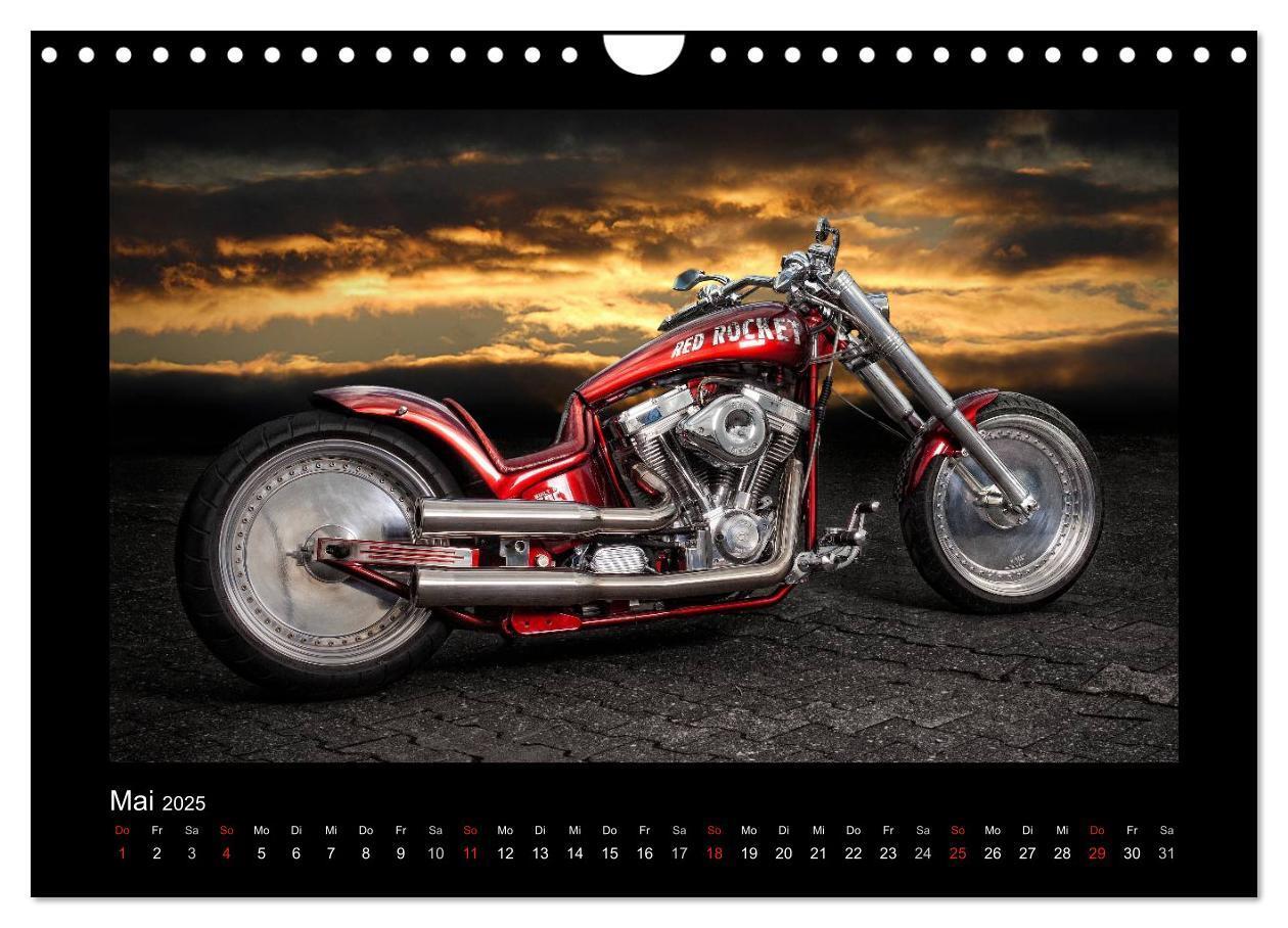 Bild: 9783435709342 | Motorrad-Träume ¿ Chopper und Custombikes (Wandkalender 2025 DIN A4...