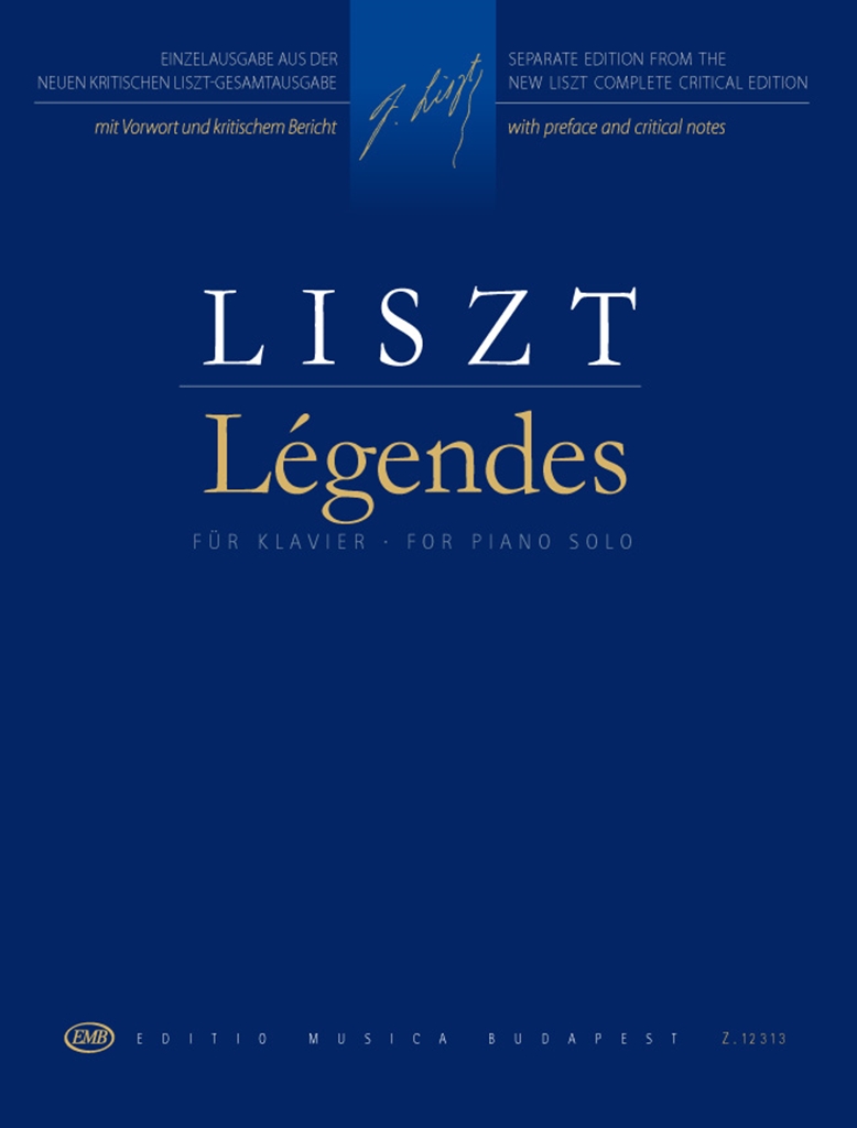 Cover: 9790080123133 | Legendes (Nr. 1-2) | Franz Liszt | EMB Liszt Works | Buch | 1982