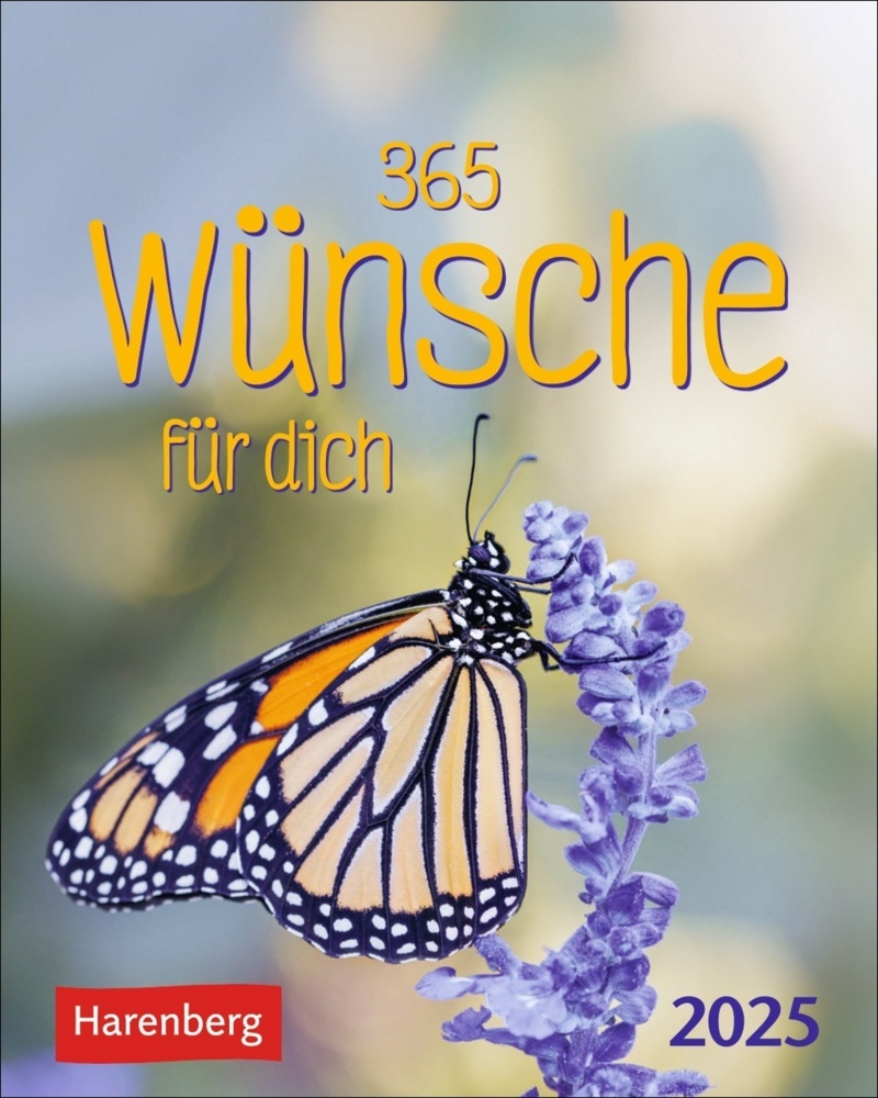 Cover: 9783840034350 | 365 Wünsche für dich Mini-Geschenkkalender 2025 | Cornelia Sonnleitner