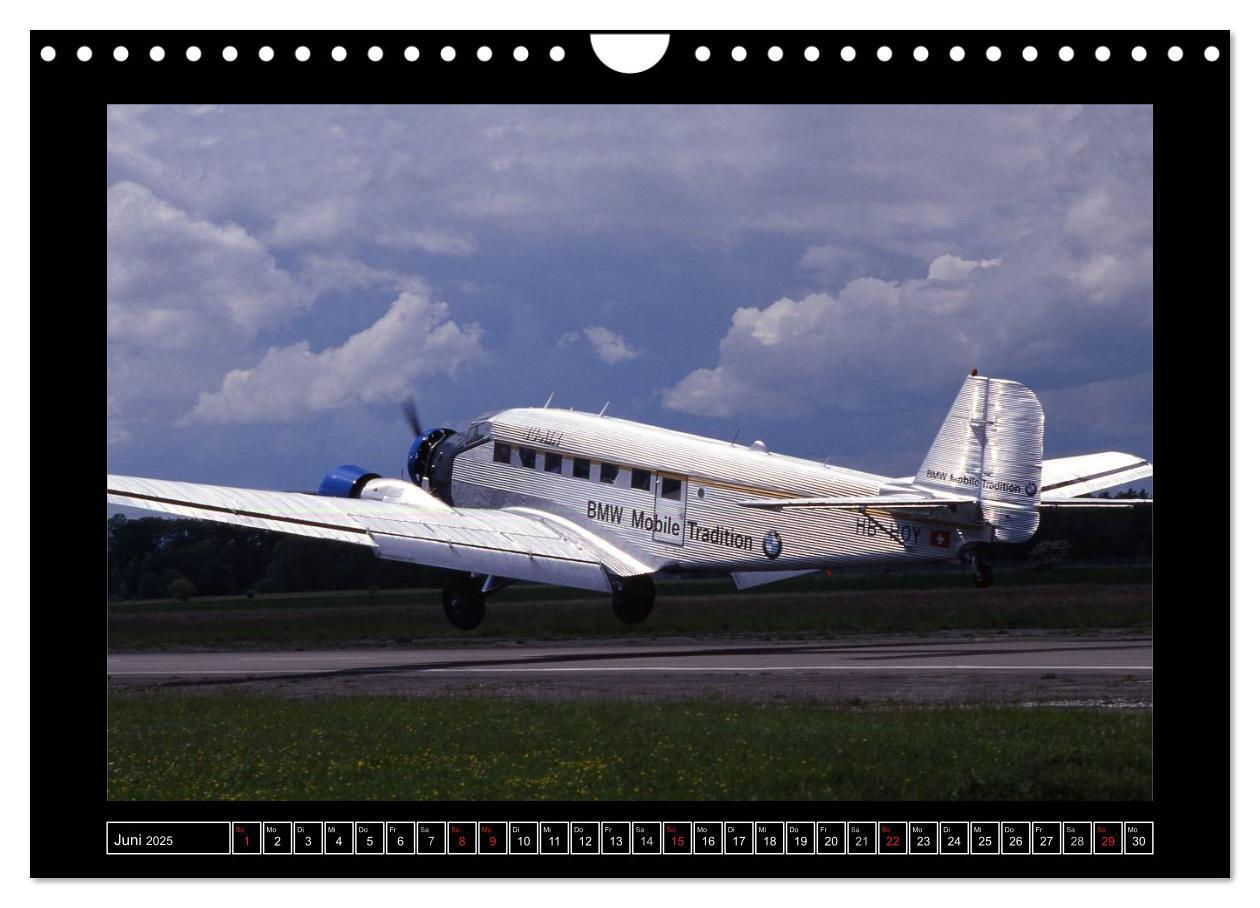 Bild: 9783435828159 | JU-AIR Ju-52 (Wandkalender 2025 DIN A4 quer), CALVENDO Monatskalender