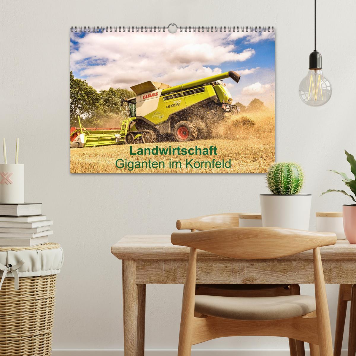 Bild: 9783435238477 | Landwirtschaft - Giganten im Kornfeld (Wandkalender 2025 DIN A3...