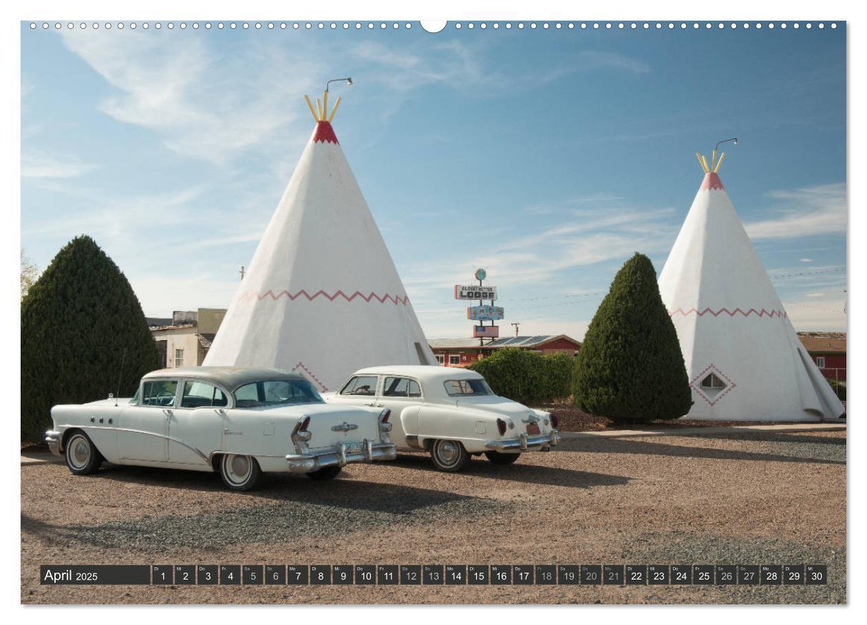 Bild: 9783435108916 | Route 66 (Wandkalender 2025 DIN A2 quer), CALVENDO Monatskalender