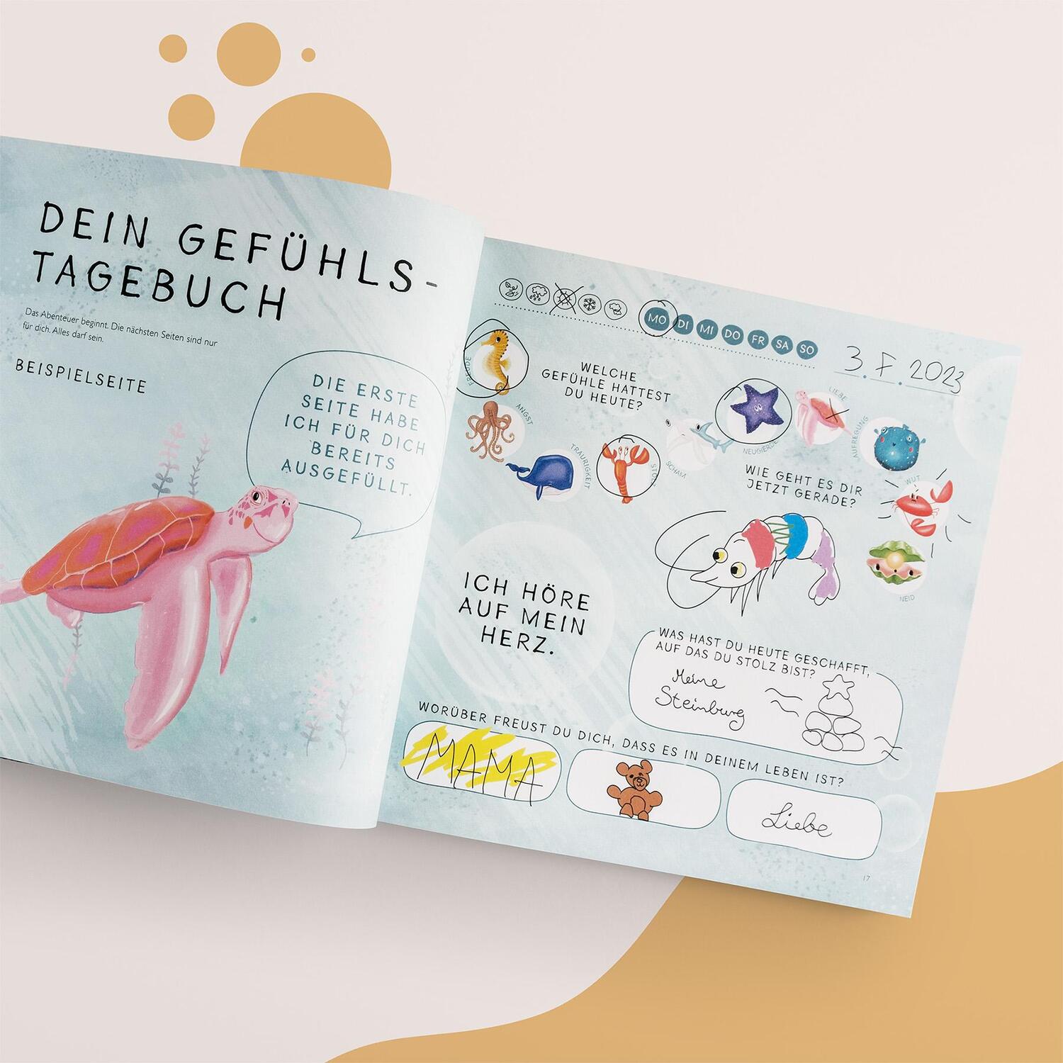 Bild: 9783949822179 | Mein erstes Tagebuch - Lou im Meer voller kunterbunter Gefühle | Buch