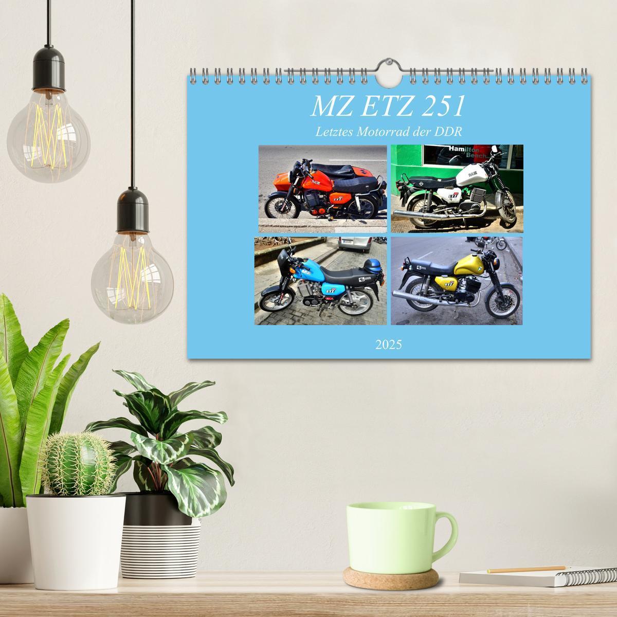 Bild: 9783435164370 | MZ ETZ 251 - Letztes Motorrad der DDR (Wandkalender 2025 DIN A4...