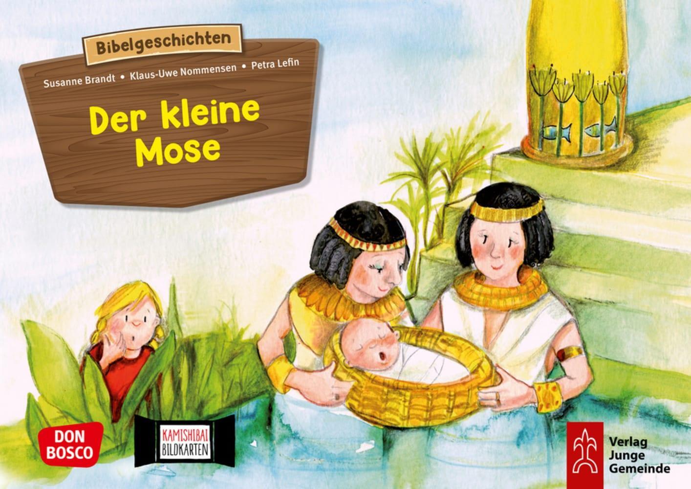 Cover: 4260179511882 | Der kleine Mose. Kamishibai Bildkartenset. | Susanne Brandt (u. a.)