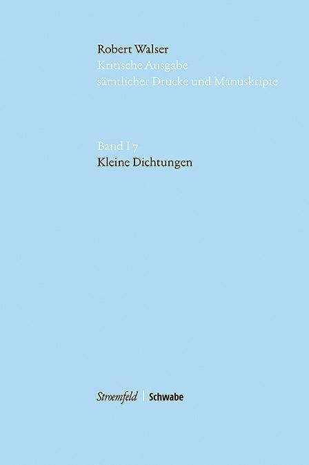 Cover: 9783796541674 | Robert Walser Kritische Ausgabe sämtlicher Drucke und...