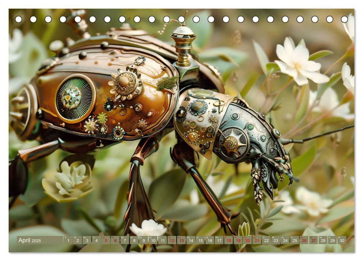 Bild: 9783457185841 | Die fantastische Welt der Steampunk-Insekten (Tischkalender 2025...