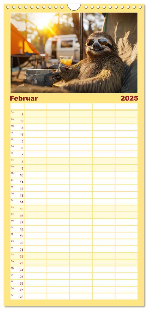 Bild: 9783457192740 | Familienplaner 2025 - Der tierisch lustige Camping-Kalender mit 5...