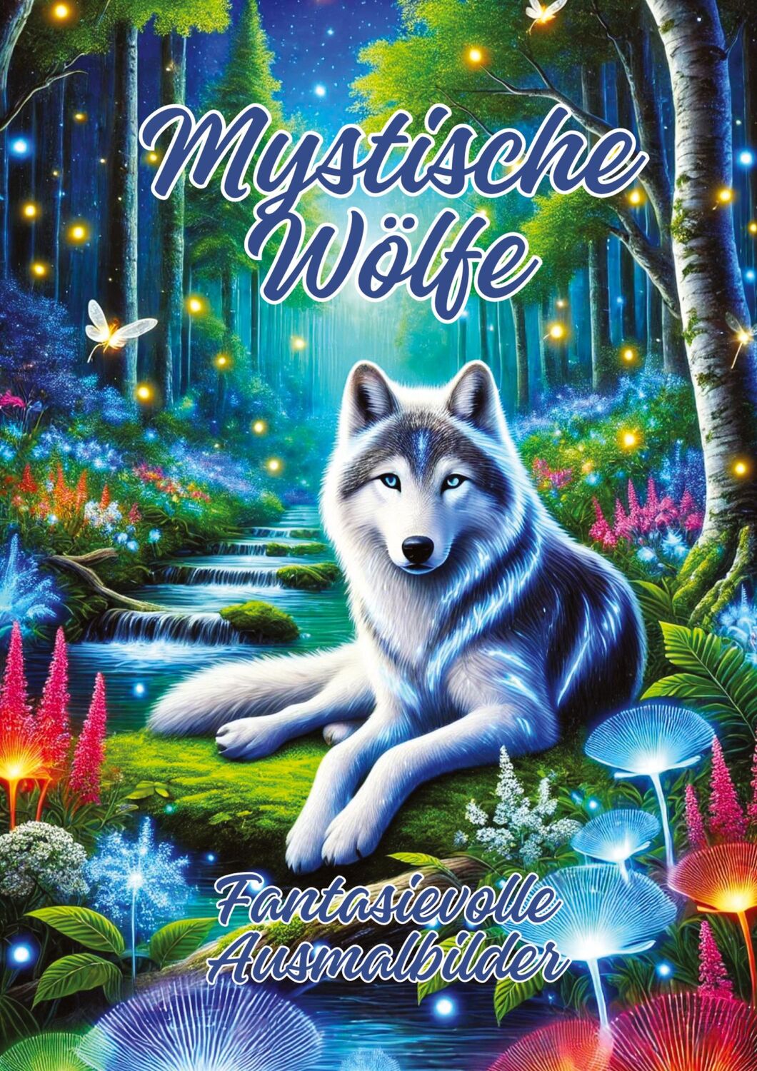 Cover: 9783384279767 | Mystische Wölfe | Fantasievolle Ausmalbilder | Ela Artjoy | Buch