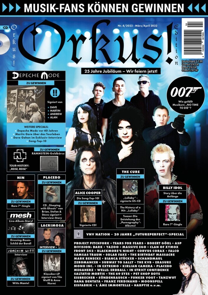 Cover: 9783866083462 | Orkus-Edition mit DEPECHE-MODE-Specials &amp; Jubiläums-Gewinnspiele