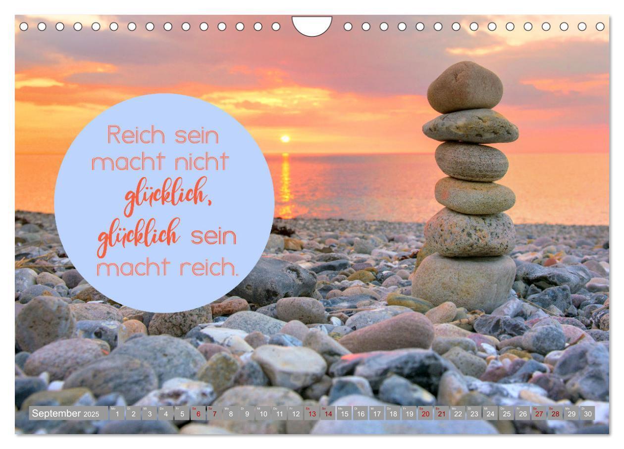 Bild: 9783435067152 | ACHTSAMKEIT - Wege des Glücks (Wandkalender 2025 DIN A4 quer),...