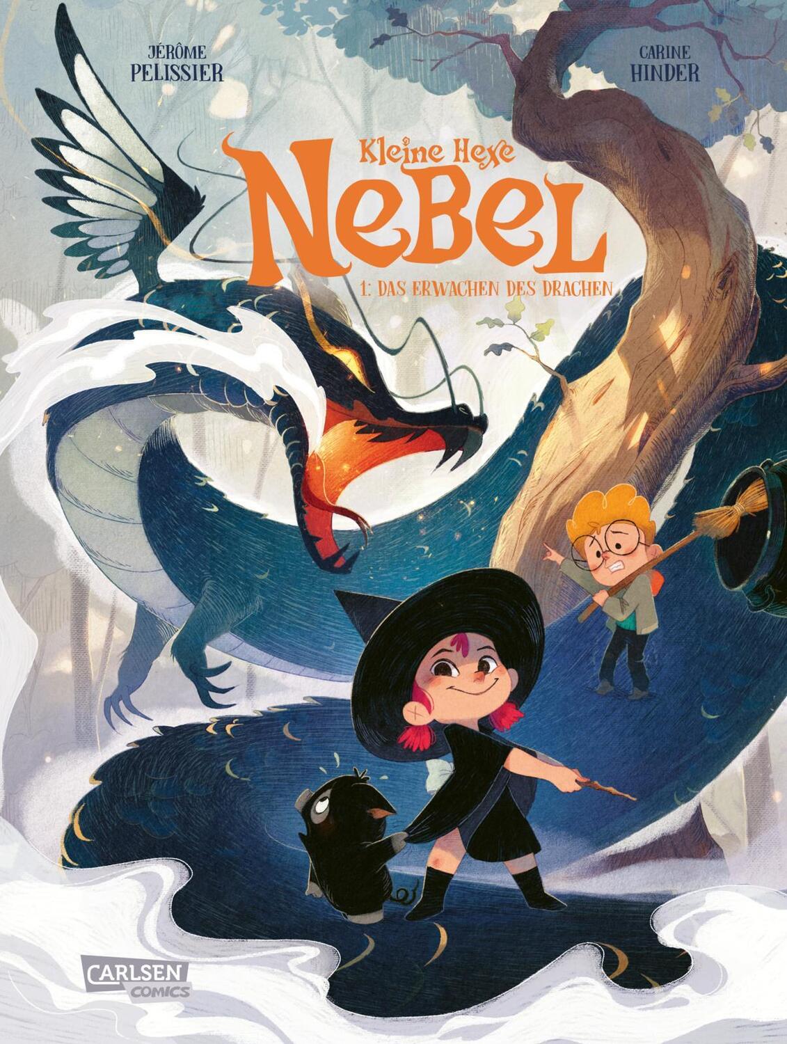 Cover: 9783551804280 | Kleine Hexe Nebel 1: Das Erwachen des Drachen | Jérôme Pélissier