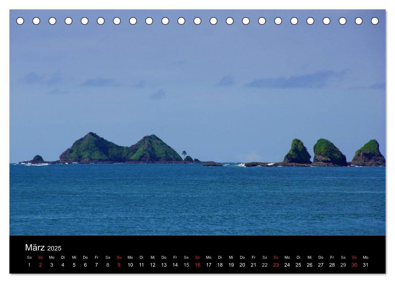 Bild: 9783435746279 | Costa Rica (Tischkalender 2025 DIN A5 quer), CALVENDO Monatskalender