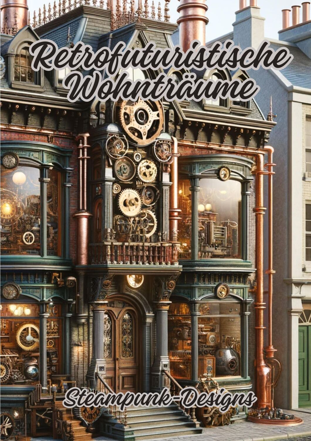 Cover: 9783384075543 | Retrofuturistische Wohnträume | Steampunk-Designs | Diana Kluge | Buch