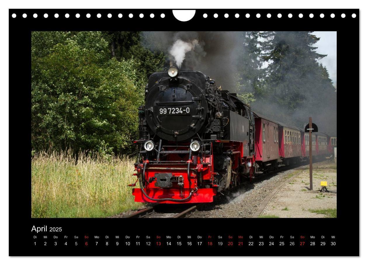 Bild: 9783435674480 | Dampferlebnis im Harz (Wandkalender 2025 DIN A4 quer), CALVENDO...