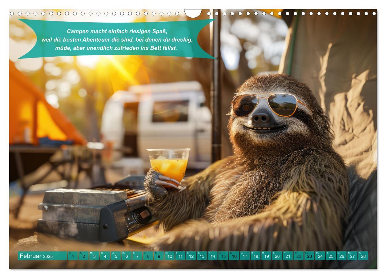 Bild: 9783457181775 | Der tierisch lustige Camping-Kalender (Wandkalender 2025 DIN A3...