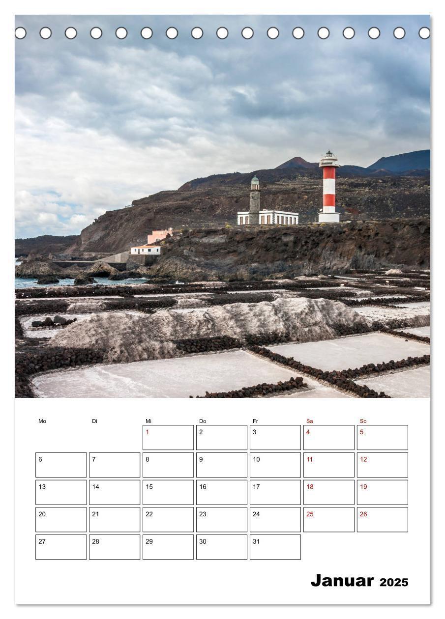 Bild: 9783435980192 | Wanderparadies La Palma (Tischkalender 2025 DIN A5 hoch), CALVENDO...