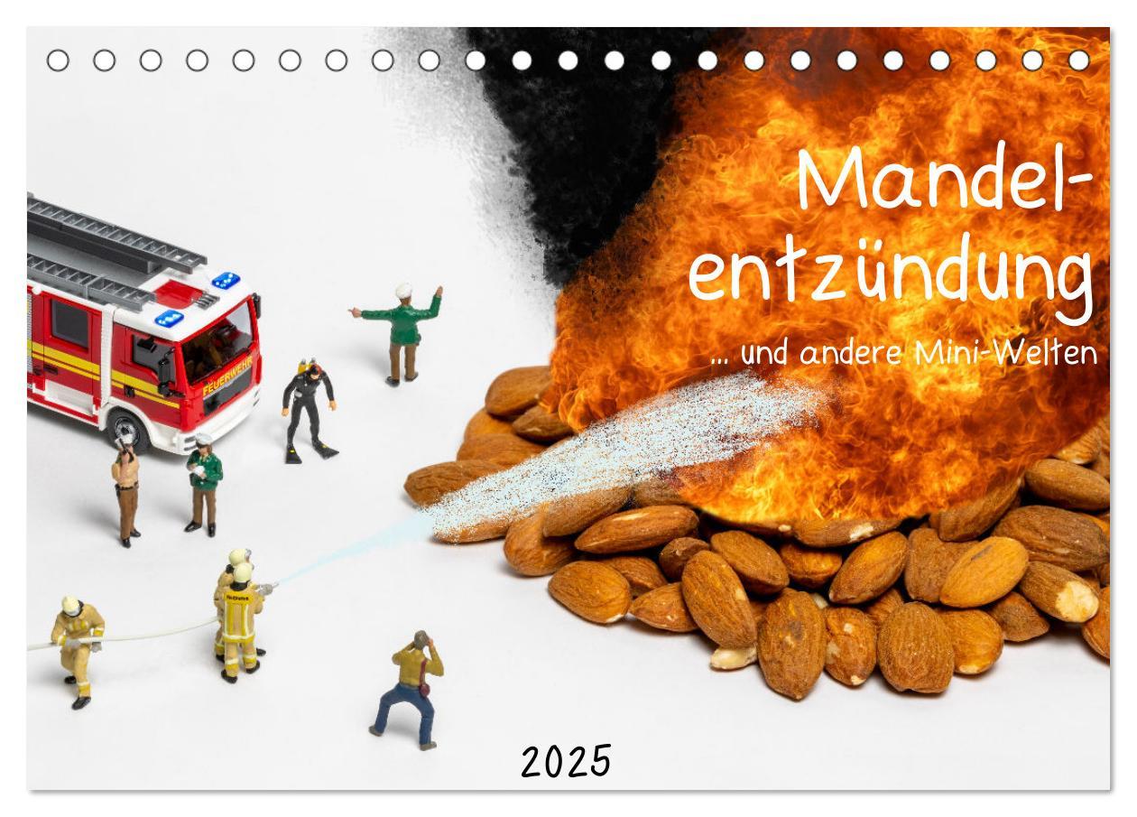 Cover: 9783383864612 | Mandelentzündung ... und andere Mini-Welten (Tischkalender 2025 DIN...