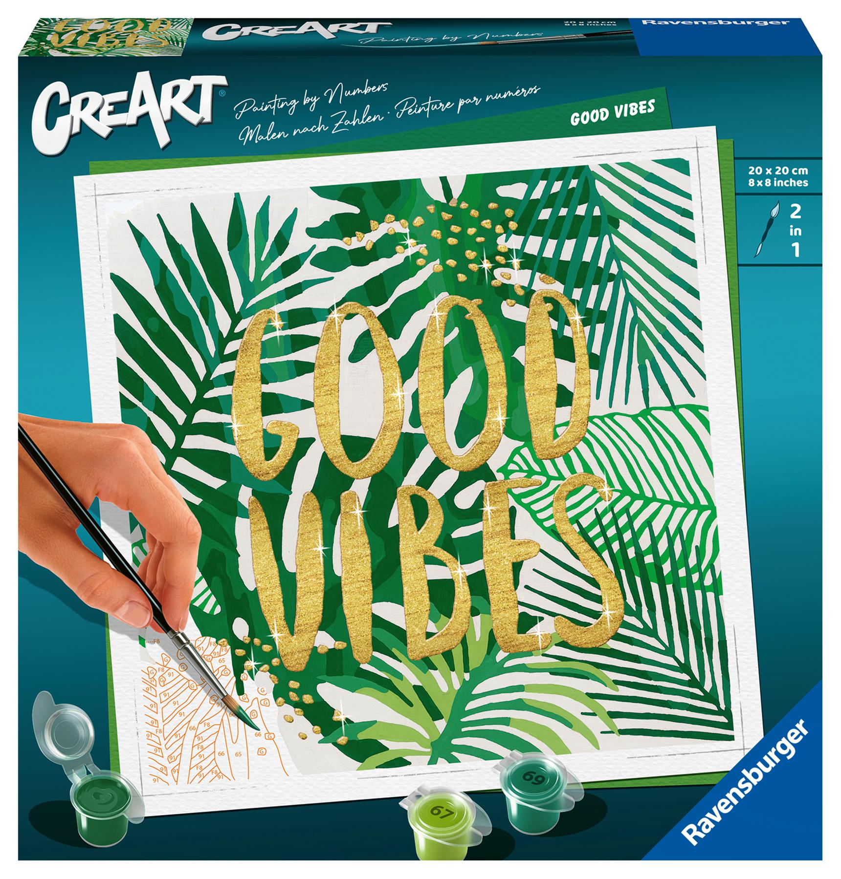 Cover: 4005556289998 | Ravensburger CreArt - Malen nach Zahlen 28999 - Good Vibes - ab 12...