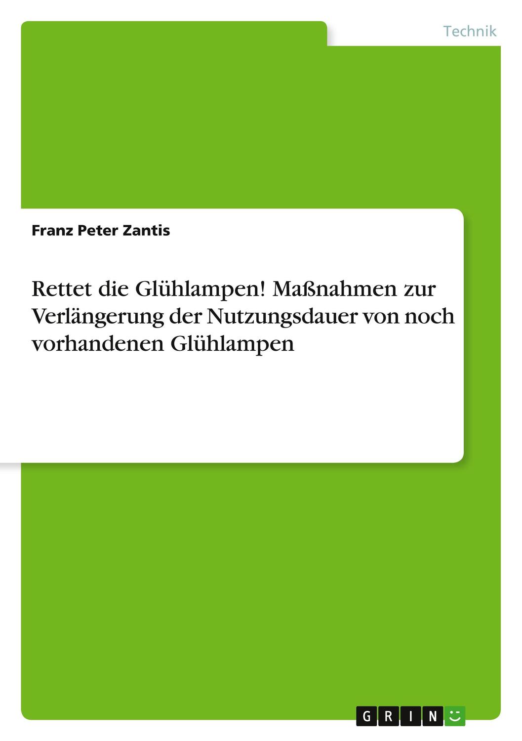 Cover: 9783346198945 | Rettet die Glühlampen! Maßnahmen zur Verlängerung der Nutzungsdauer...