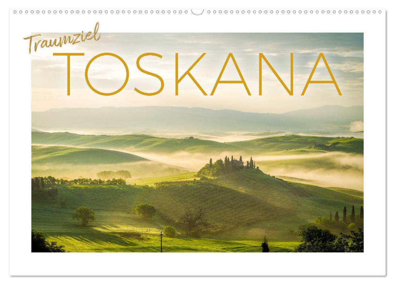 Cover: 9783383917257 | Traumziel Toskana (Wandkalender 2025 DIN A2 quer), CALVENDO...