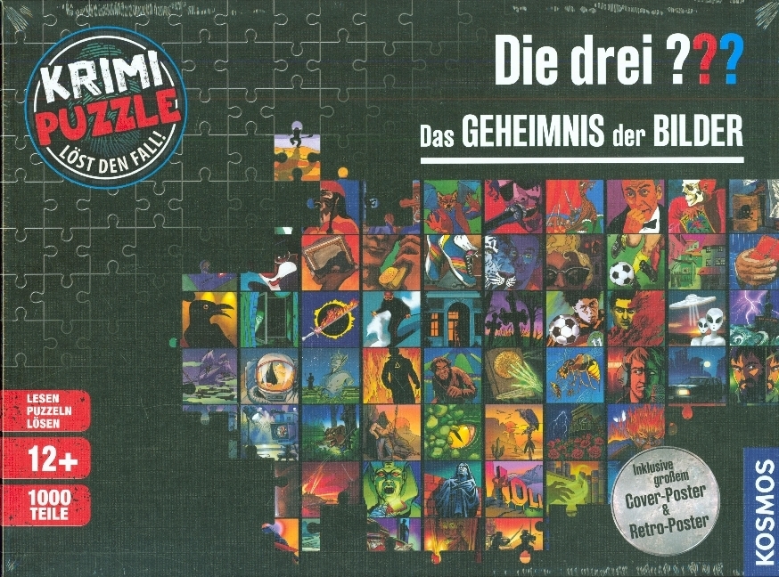 Cover: 4002051680831 | Krimi-Puzzle: Die drei ??? - Das Geheimnis der Bilder | Spiel | 2021