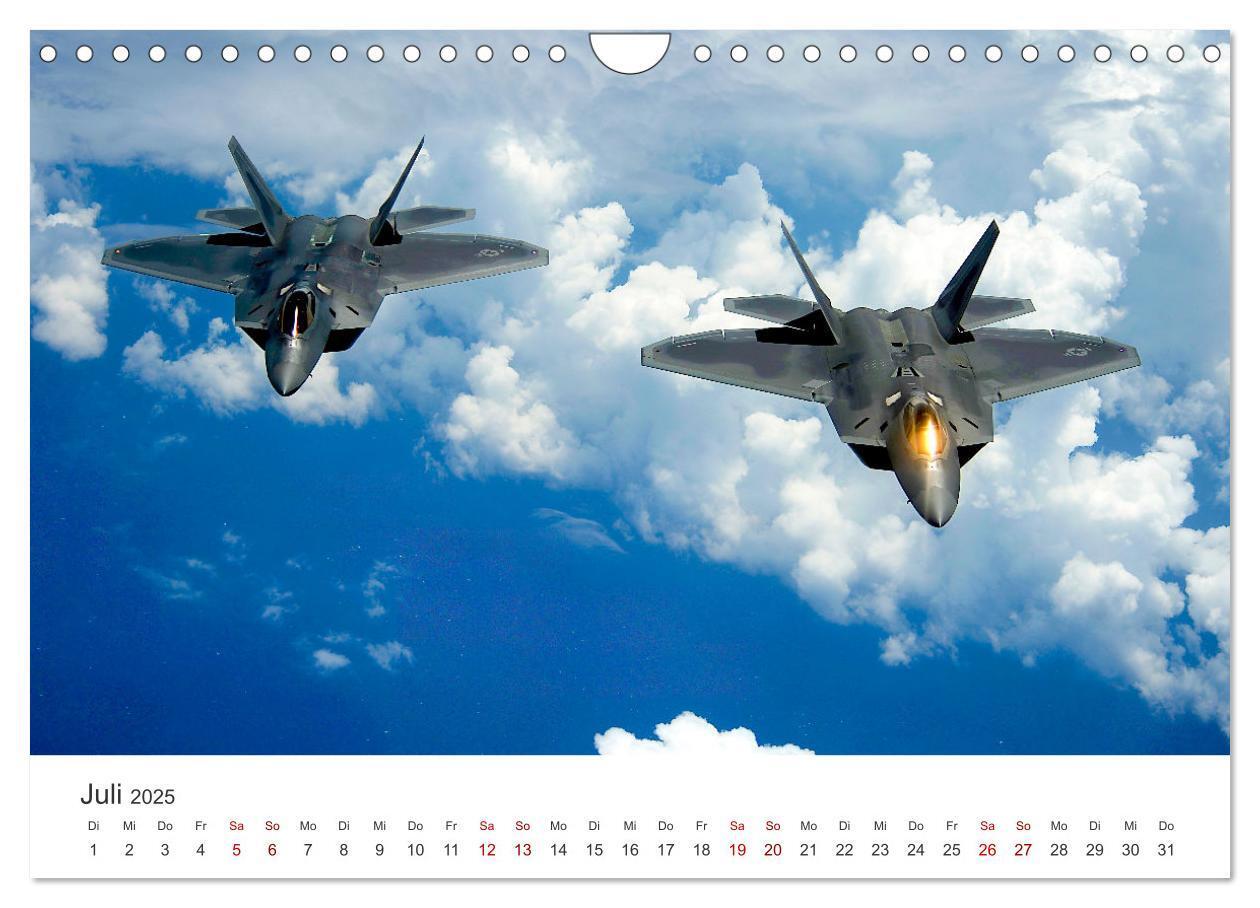 Bild: 9783383918629 | Kampfjets - Düsenjäger-Kalender (Wandkalender 2025 DIN A4 quer),...