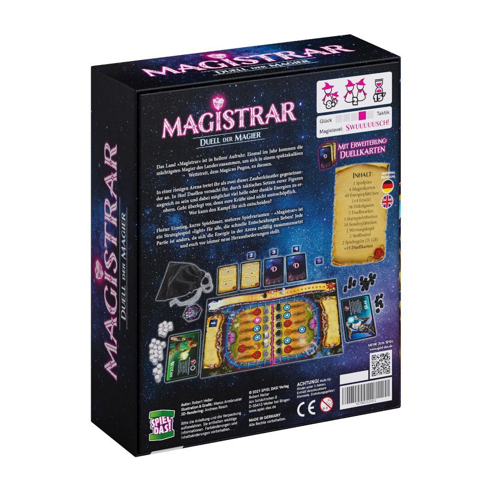 Bild: 4270002129412 | MAGISTRAR - Duell der Magier | Robert Heller | Spiel | In Spielebox