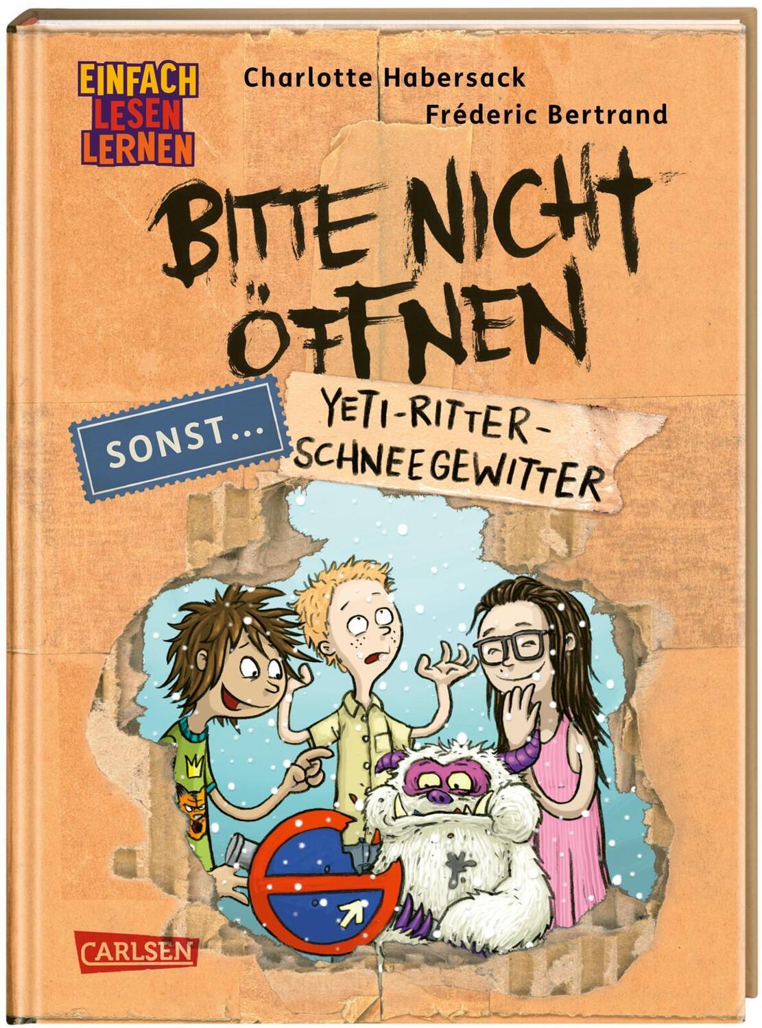 Cover: 9783551690241 | Bitte nicht öffnen, sonst ... 1: Yeti-Ritter-Schneegewitter | Buch