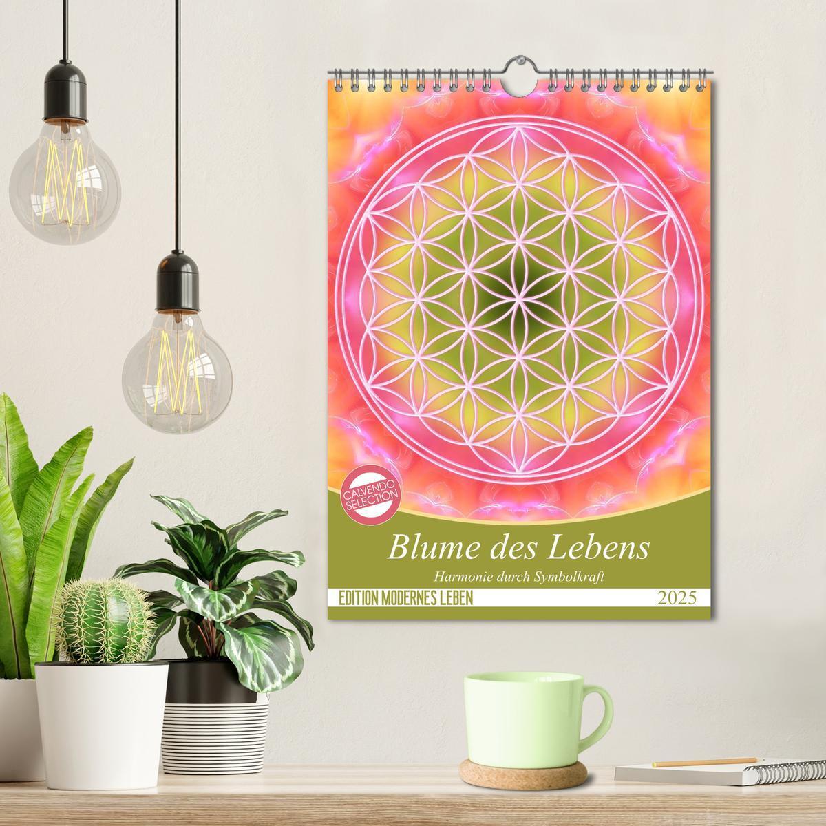 Bild: 9783435995561 | Blume des Lebens - Harmonie durch Symbolkraft (Wandkalender 2025...