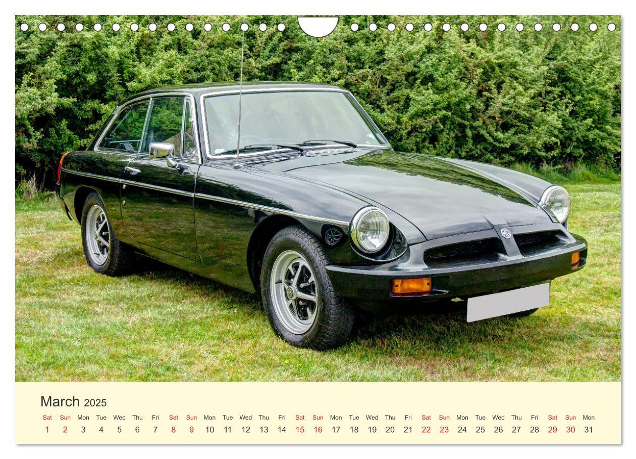 Bild: 9781325937387 | Iconic British Cars (Wall Calendar 2025 DIN A4 landscape), CALVENDO...