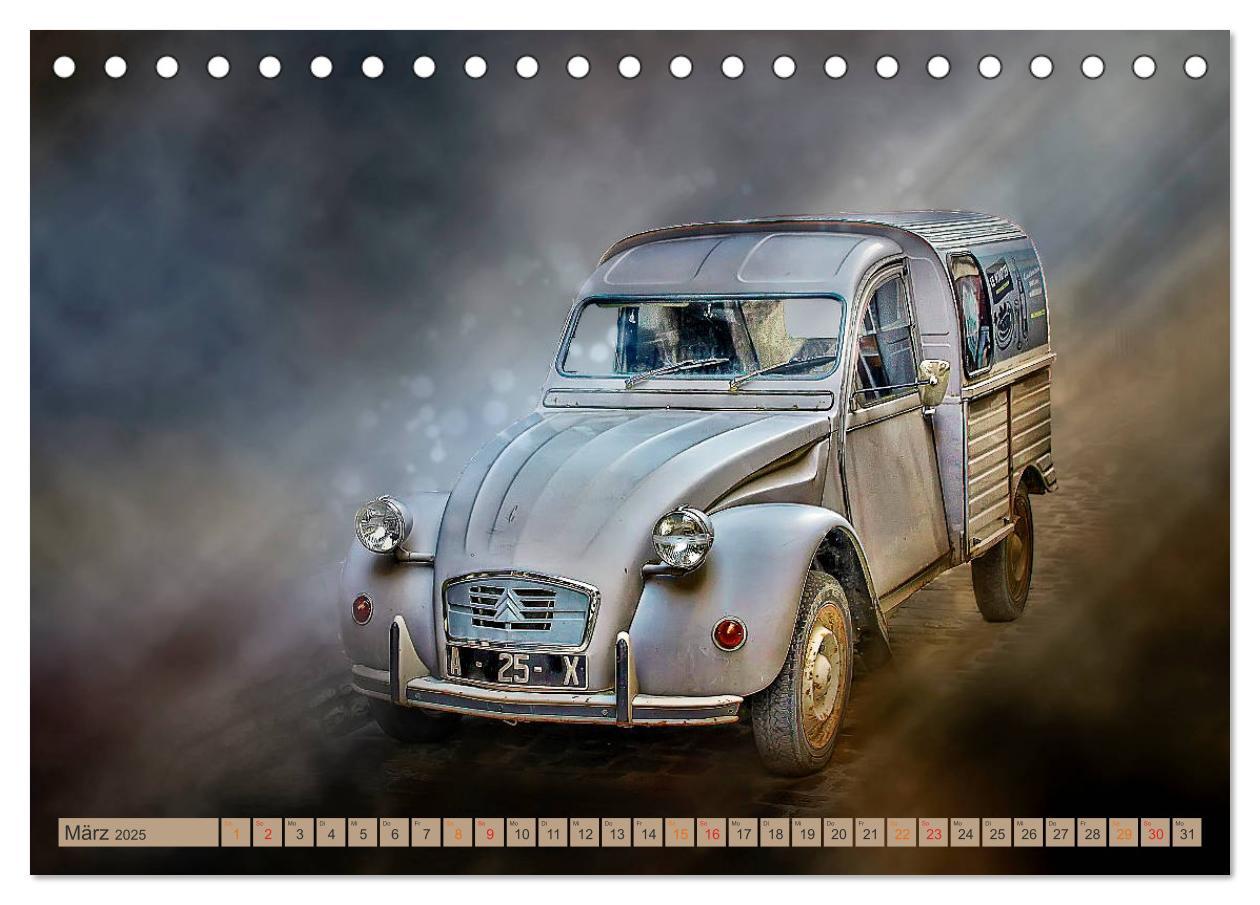 Bild: 9783435348022 | Die Ente - Citroën 2CV (Tischkalender 2025 DIN A5 quer), CALVENDO...