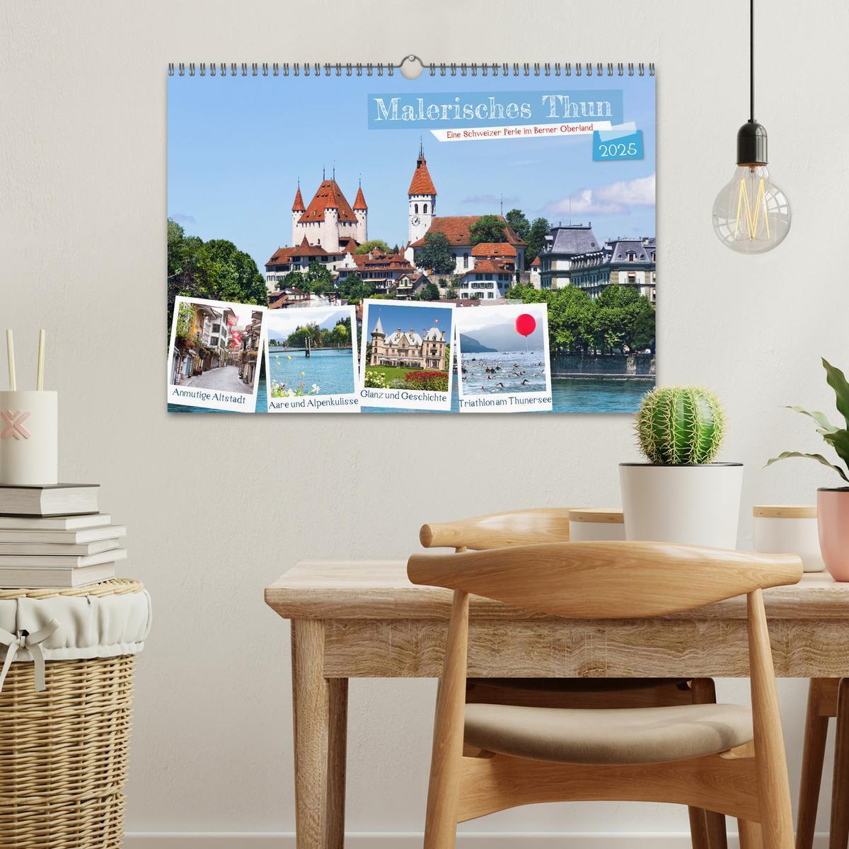 Bild: 9783457186688 | Malerisches Thun (Wandkalender 2025 DIN A3 quer), CALVENDO...