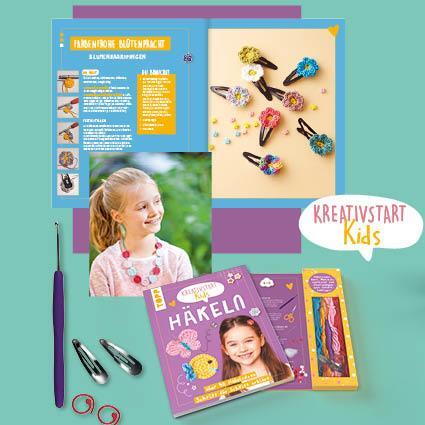 Bild: 9783735891686 | Kreativstart Kids Häkeln. Anleitungsbuch und Material | Frechverlag