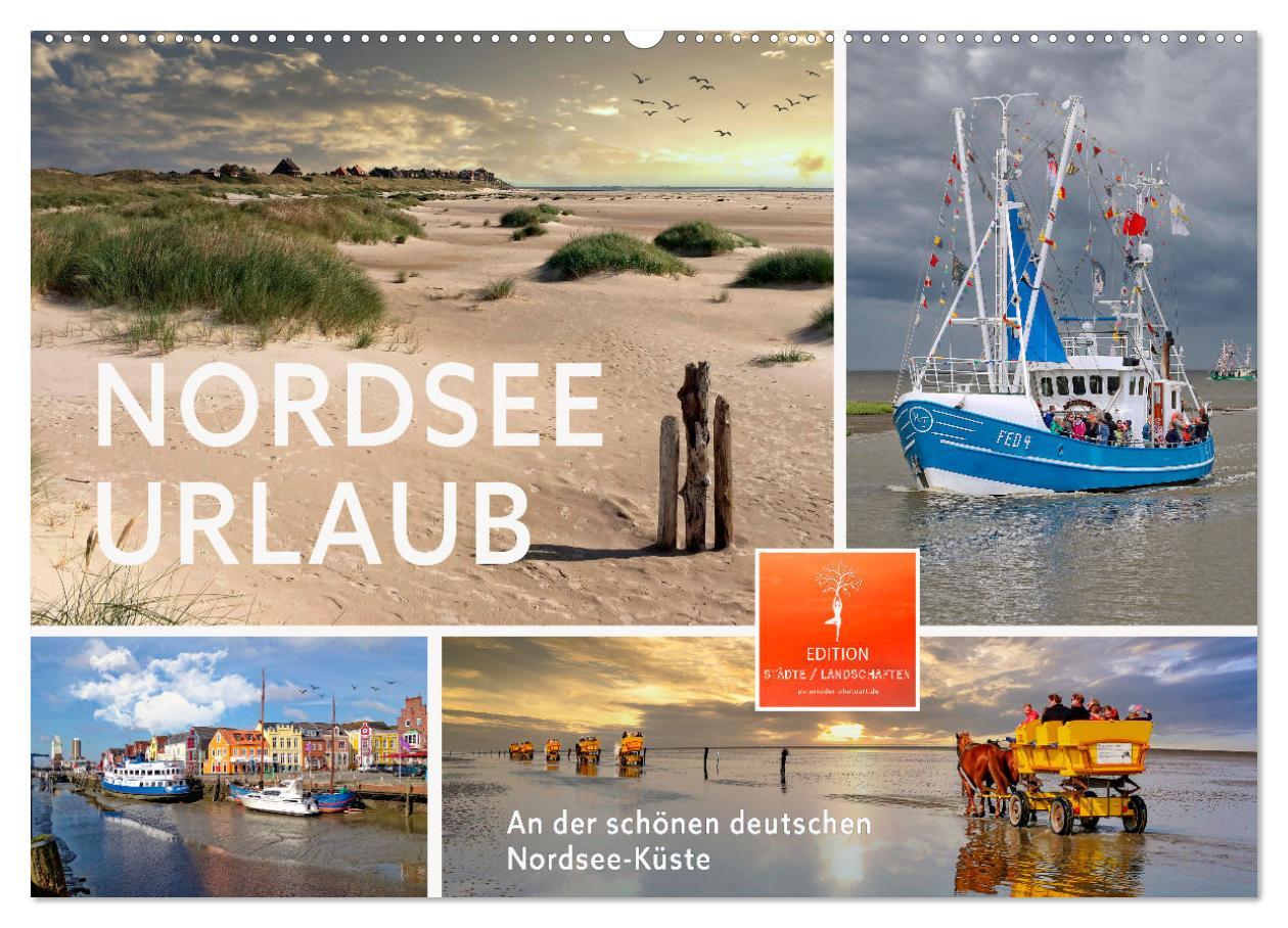 Cover: 9783435030866 | Nordsee-Urlaub (Wandkalender 2025 DIN A2 quer), CALVENDO...