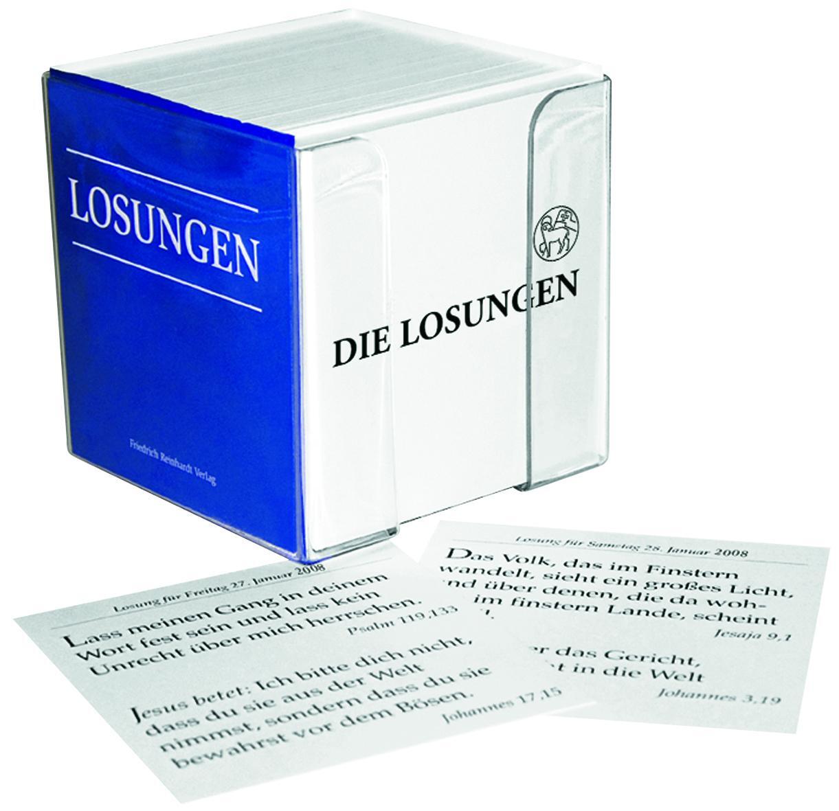 Cover: 9783724526902 | Losungen Deutschland 2025 / Losungs-Box 2025 | Brüdergemeine | 365 S.