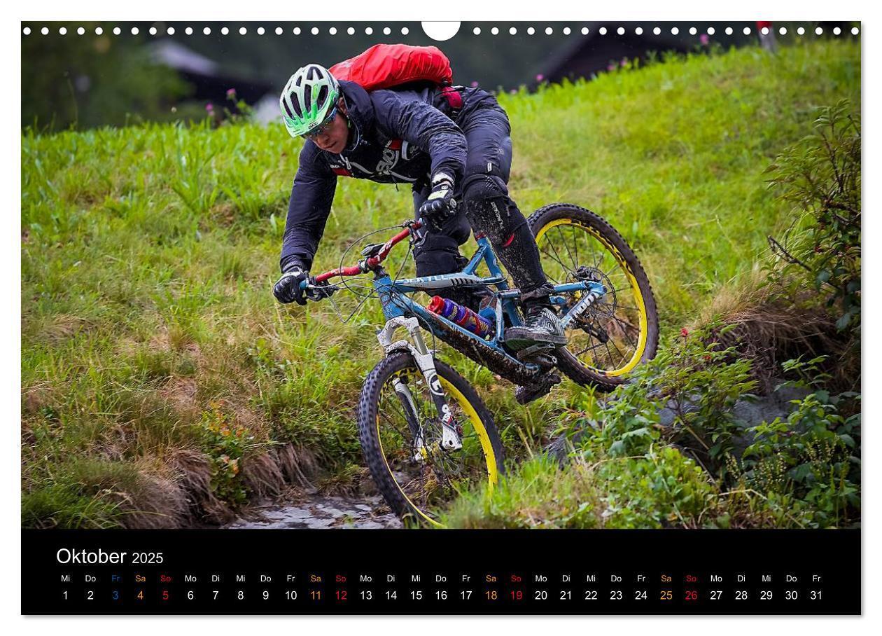 Bild: 9783435634811 | Mountainbike Freeride Momente (Wandkalender 2025 DIN A3 quer),...