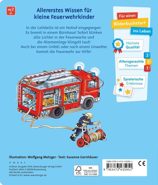 Bild: 9783473435951 | Meine Welt der Fahrzeuge: Die Feuerwehr; . | Susanne Gernhäuser | Buch